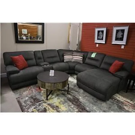 6pc Reclining Sectional